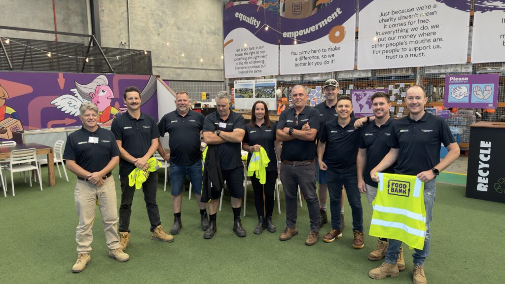 Programmed Property Services Open Space Team Gives Back at Foodbank
