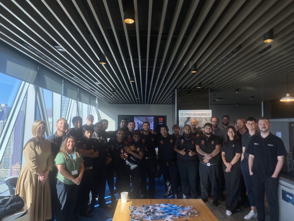 Clontarf Karratha Academy Students Visit Programmed Melbourne Office