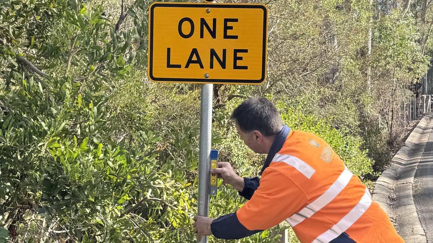 signage cleaning urban maintenance